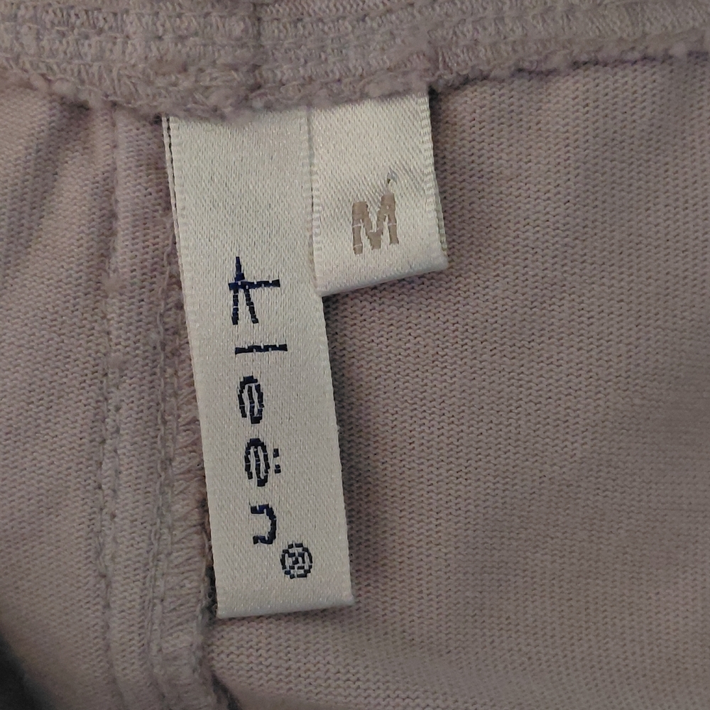 KLEEN M 100% COTTON LIGHT HOODIE HI LO KANGAROO POCKET RAW ROLLED EDGES LAVENDER - Picture 8 of 11